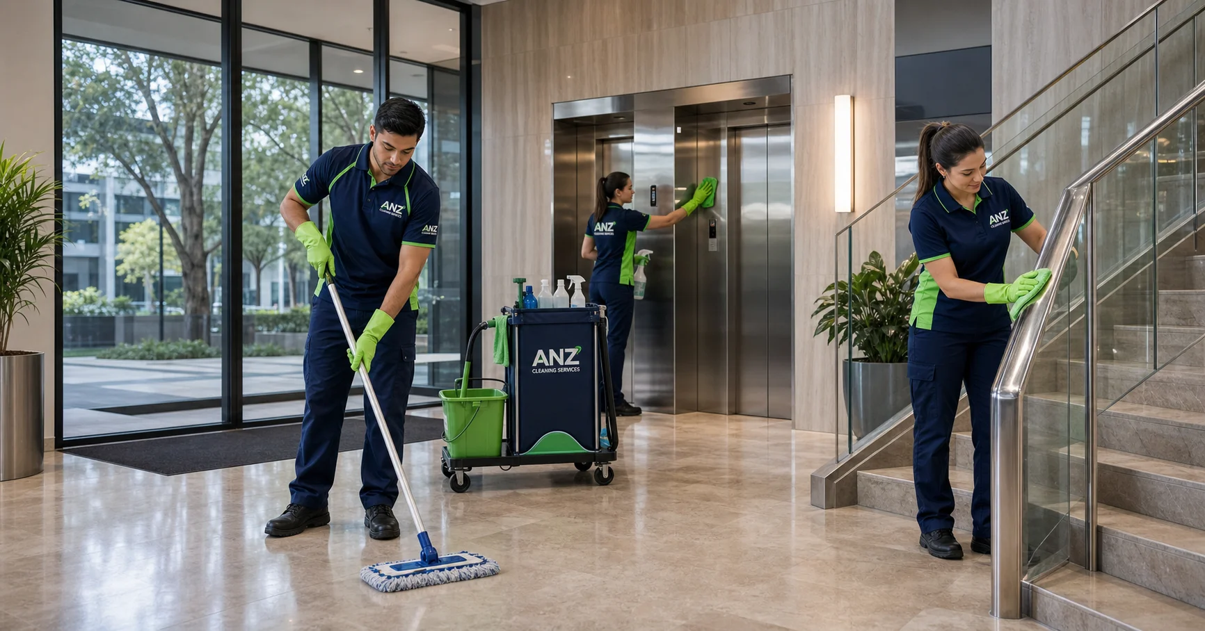 ANZ Commercial Cleaning Silverwater — Cleaning